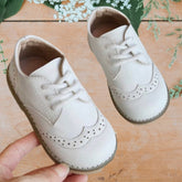 Boys Oxford Shoes-Welcome! Thanks for looking in our shop Please refer to size chart in pictures and measure your childs foot 
Stunning oxford style vegan leather shoes - classic styl-Bijou Bubs